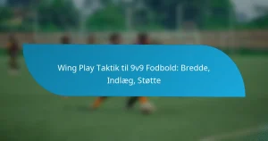 Wing Play Taktik til 9v9 Fodbold: Bredde, Indlæg, Støtte